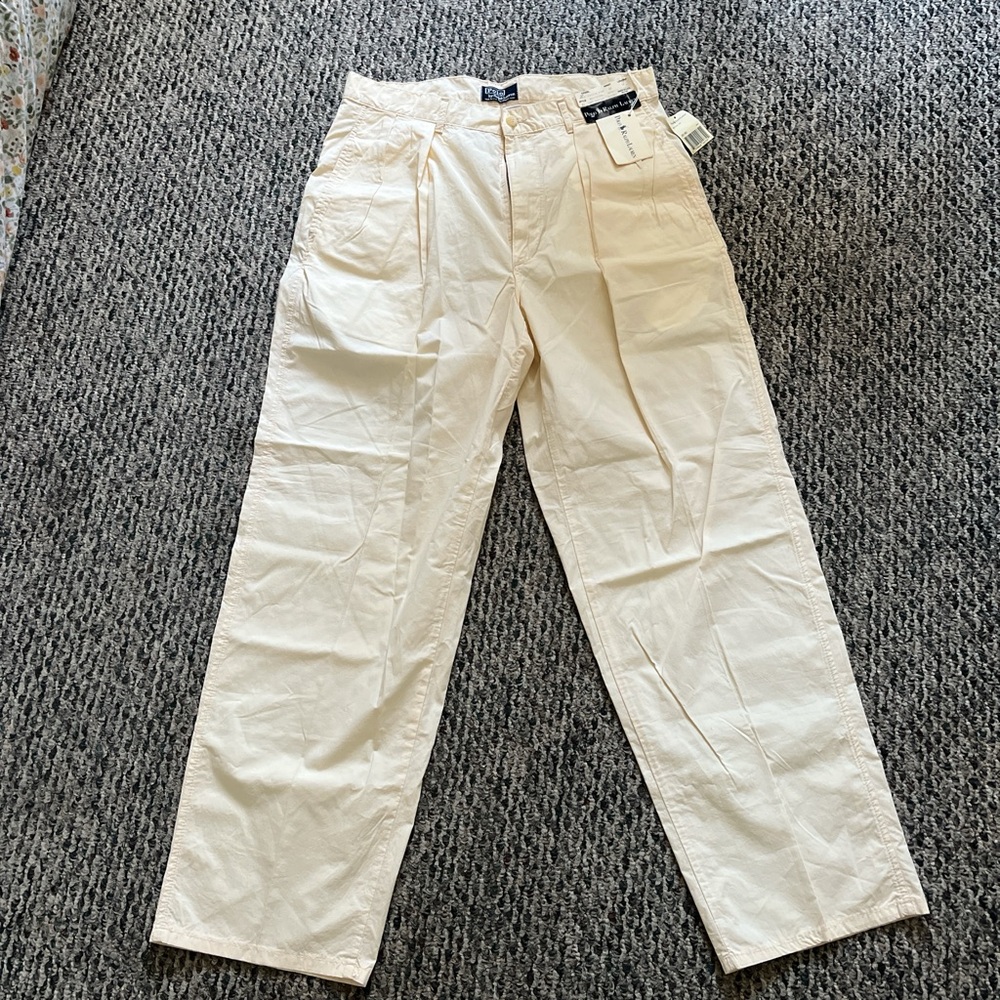 Rare Ralph Lauren Cream Pants